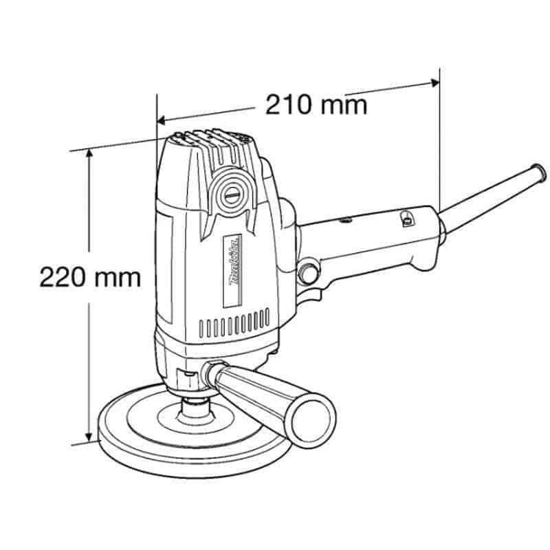 1200W Polirka Makita PV7000C