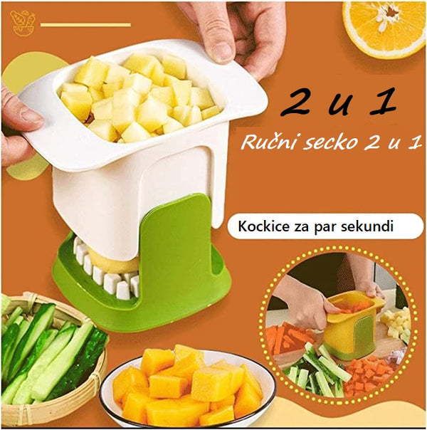 Seckalica za povrće 2u1