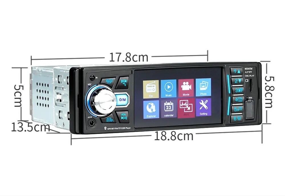 Univerzalni Auto Radio MP5 4.1inch BT