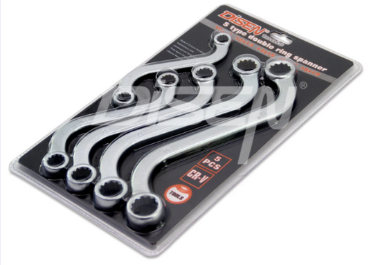 Set okastih ključeva u obliku slova S – 5komada