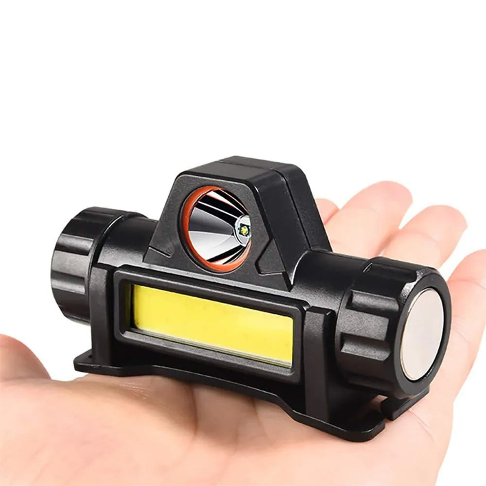 Mini COB LED USB punjiva lampa za glavu