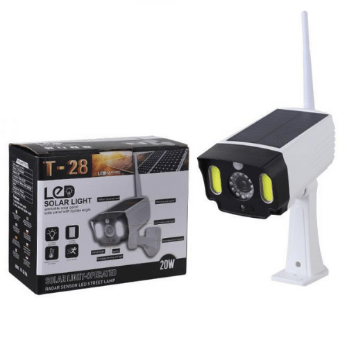 Solarna Lažna Kamera + Solarni LED reflektor sa senzorom 20W