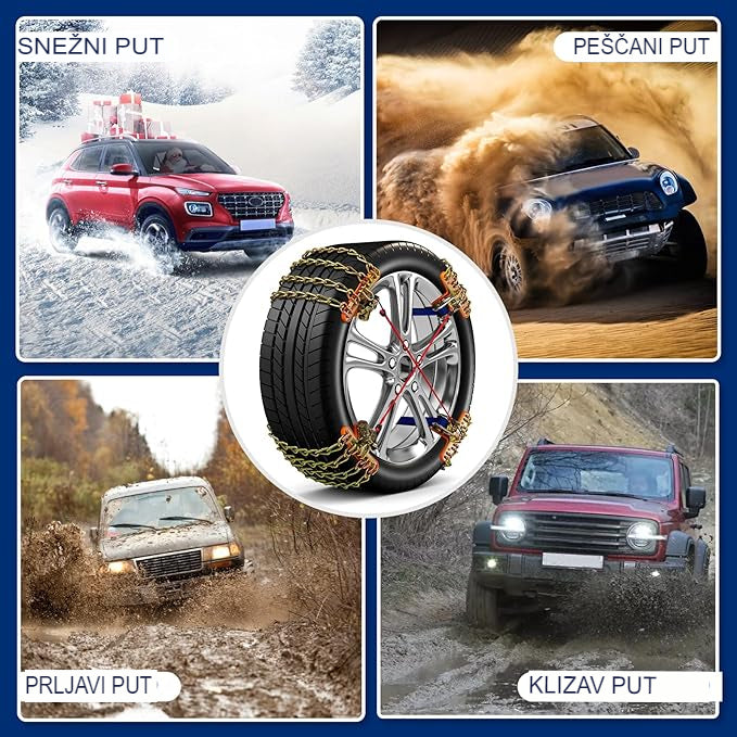 Lanci Za Sneg – set 165mm-215mm