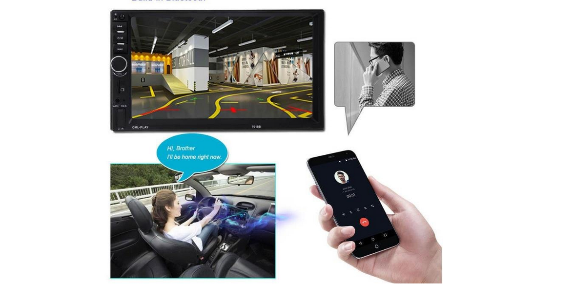 Multimedija MP5 7018B 7″ TFT Display