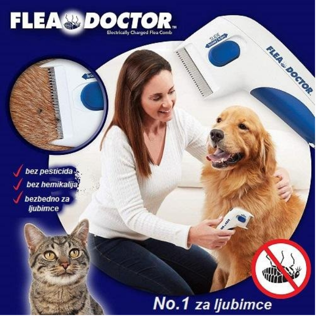 Električni češalj provit buva – Flea Doctor