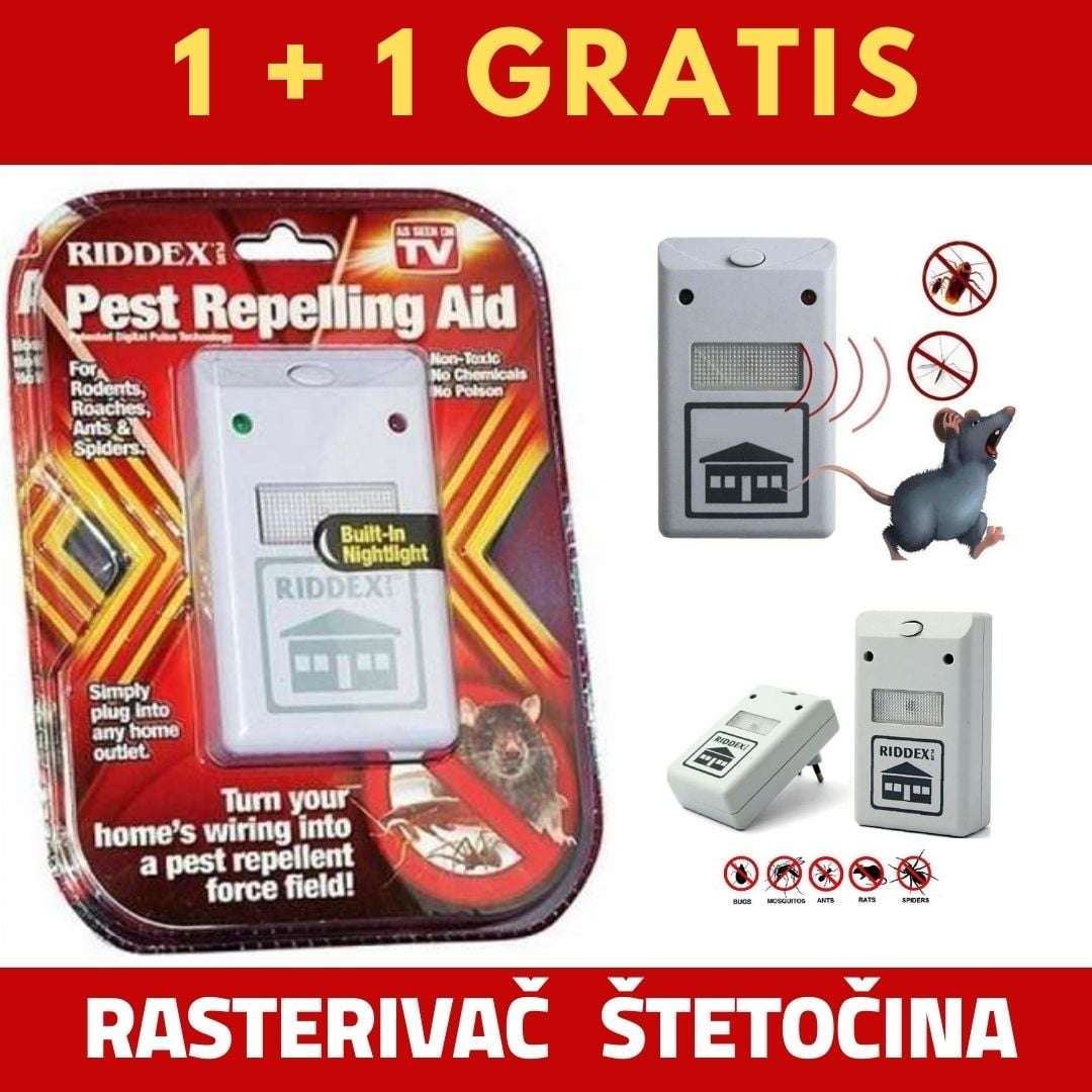 Riddex rasterivač štetočina 1+1 gratis