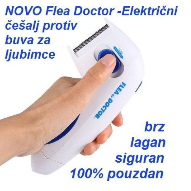 Električni češalj provit buva – Flea Doctor