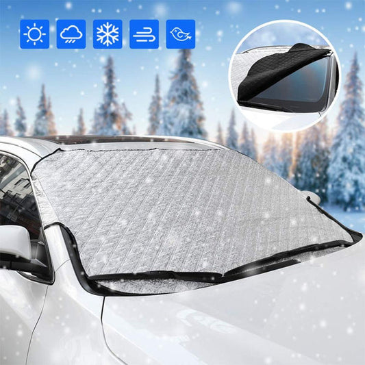 Prekrivač za zaštitu auto stakla od snega i leda