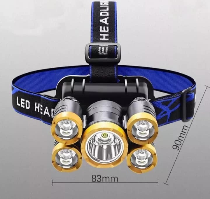 Lampa za glavu sa 5 led dioda (38000W)