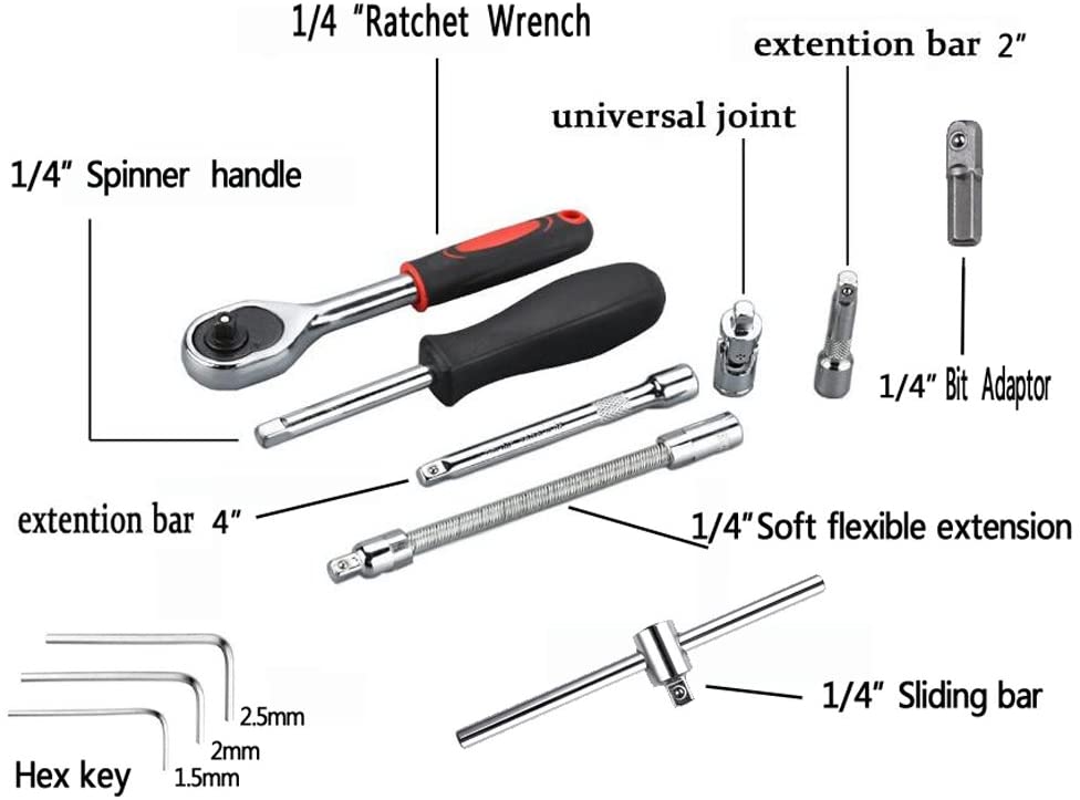 Ratchet set alat za popravku – 46 kom.