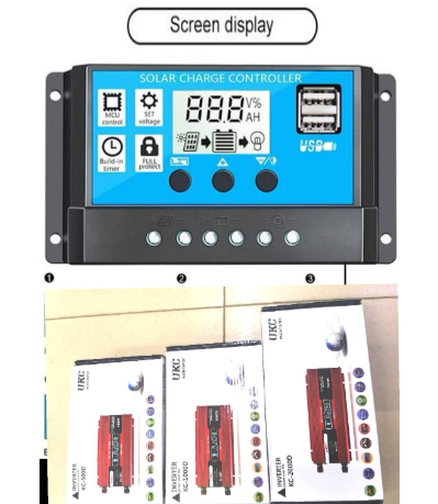 Solarni kontroler 12/24 10A-60A