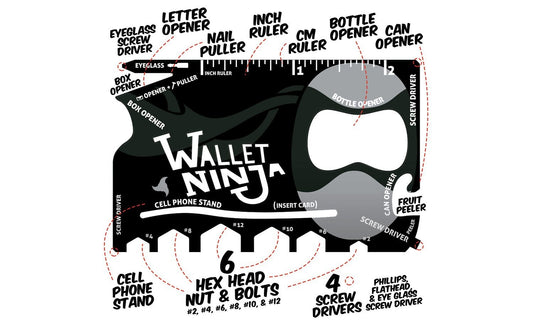 Wallet Ninja – 18 u 1 alat-kartica